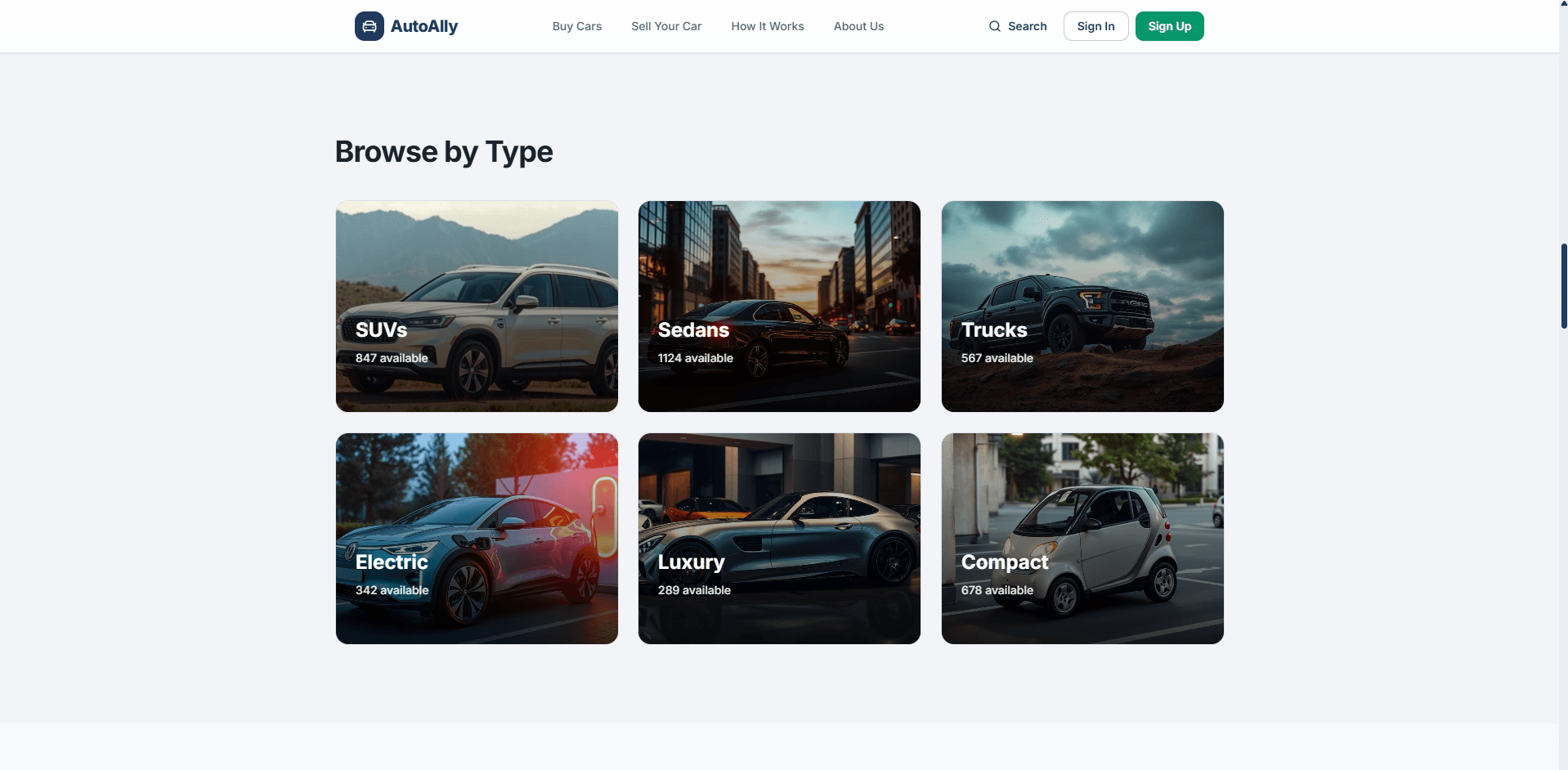 Car Type Categories